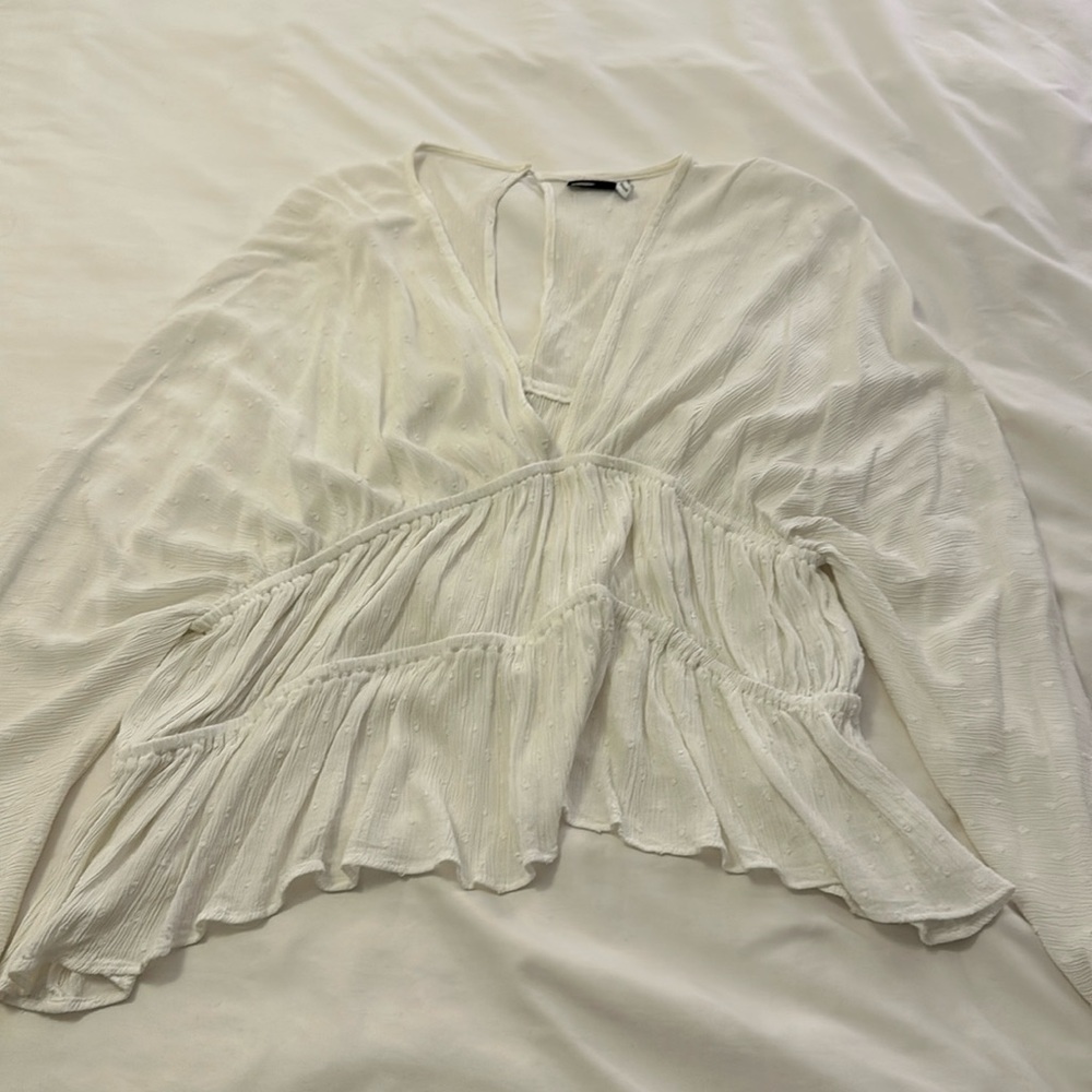 white ASOS blouse